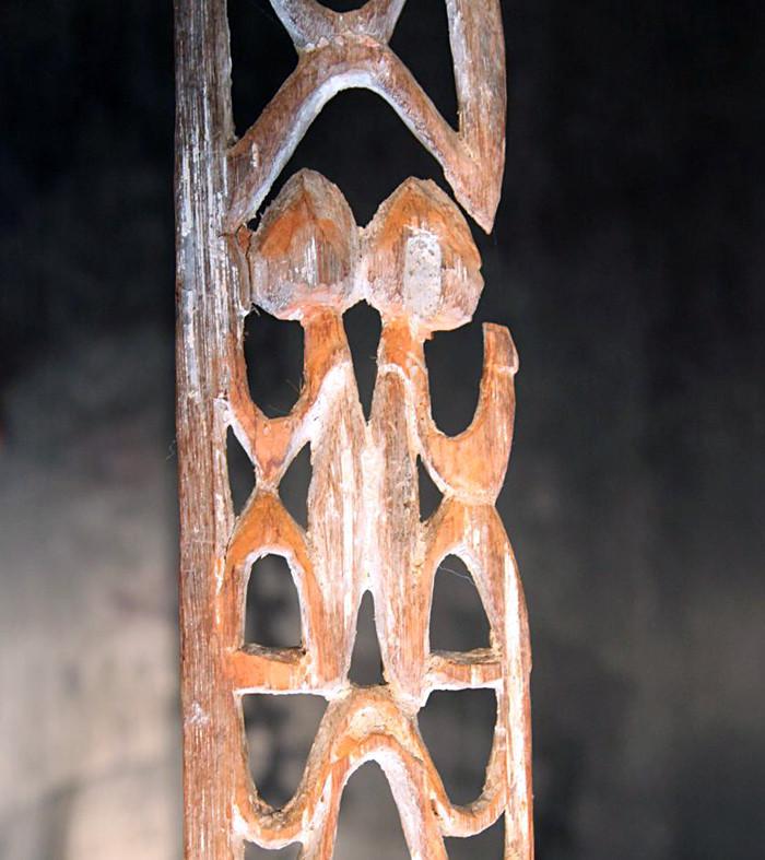 Papua New Guinea Carved Paddle